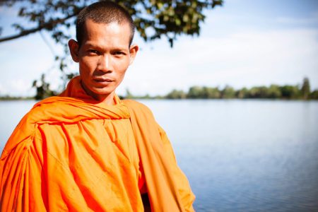 カンボジアの僧侶