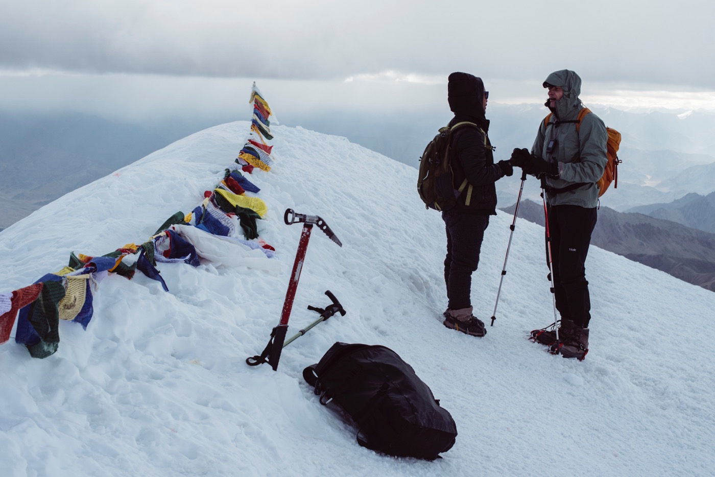 ラダックのストックカンリ山